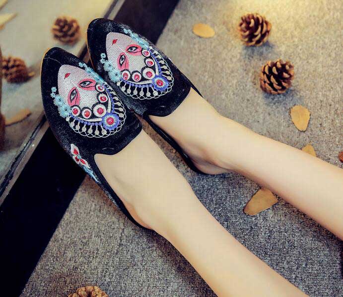 中国靴チャイナ靴/北京 芸布唐レディース 中華...の紹介画像2