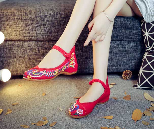 チャイナ靴 手作り北京布靴 チャイナシューズ痛...の紹介画像3