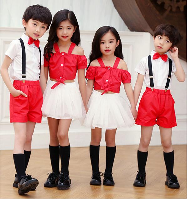 子供ダンス衣装　子供舞台服/キッズ演出服/　小学生入園服/男の子セットアップ　女の子ワンピース/　キ..