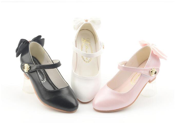 ダンスシューズ子供靴　3色　無地春夏用結婚式 卒業式 パーディー発表会　フォマール靴　女の子　リボ..