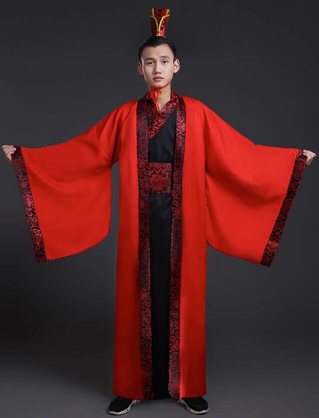 メンズ 漢服 チャイナ服 唐装 コスプレ衣装 振袖羽織付き 中華衣装 中国古代服装 ...