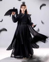 暗黒 武侠風 漢服 中華コスプレ衣裳 メンズ 侠客 チャイナ服 中華服 肩に翼付きの羽織 交差襟 おしゃれの3点セット 皮のベルトと袖カバー付きの5点セット ブラック クール系 中国古代時代劇 仮装 変装 華流 ハロウィン コスプレ衣裳 M L XL 2XL