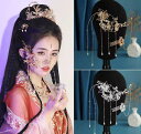 フェイス アクセサリー 中華古典 アラビアン コスチューム フェイスベール 耳と鼻に掛ける チェーン付き 中国古代 お姫様 神様 仙女 コスプレ グッズ 合成金属 きらきら 花と蝶 髪飾り 中華 イヤーカフ 耳飾り 鼻飾り フェイス飾り ゴールド 華流 ハロウィン コスプレ道具