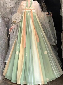 チャイナ服 中華コスプレ衣装 中国古代服装 羽織付き3点セット レディース 大人 ふんわり お姫様 漢服ドレス チャイナ風 中華服 華流 コスプレ衣装 ストラップ フリンジ付き 可愛い 漢服 唐朝 中華 古典 古代 時代劇 コスチューム グリーン レッド