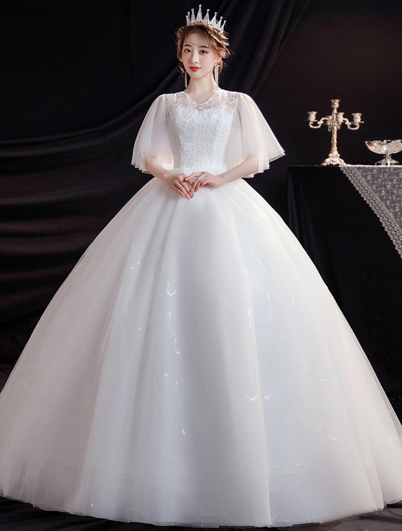 ロング ウエディングドレス 花嫁 フォマールドレス 結婚式 披露宴 前撮り フォマー...