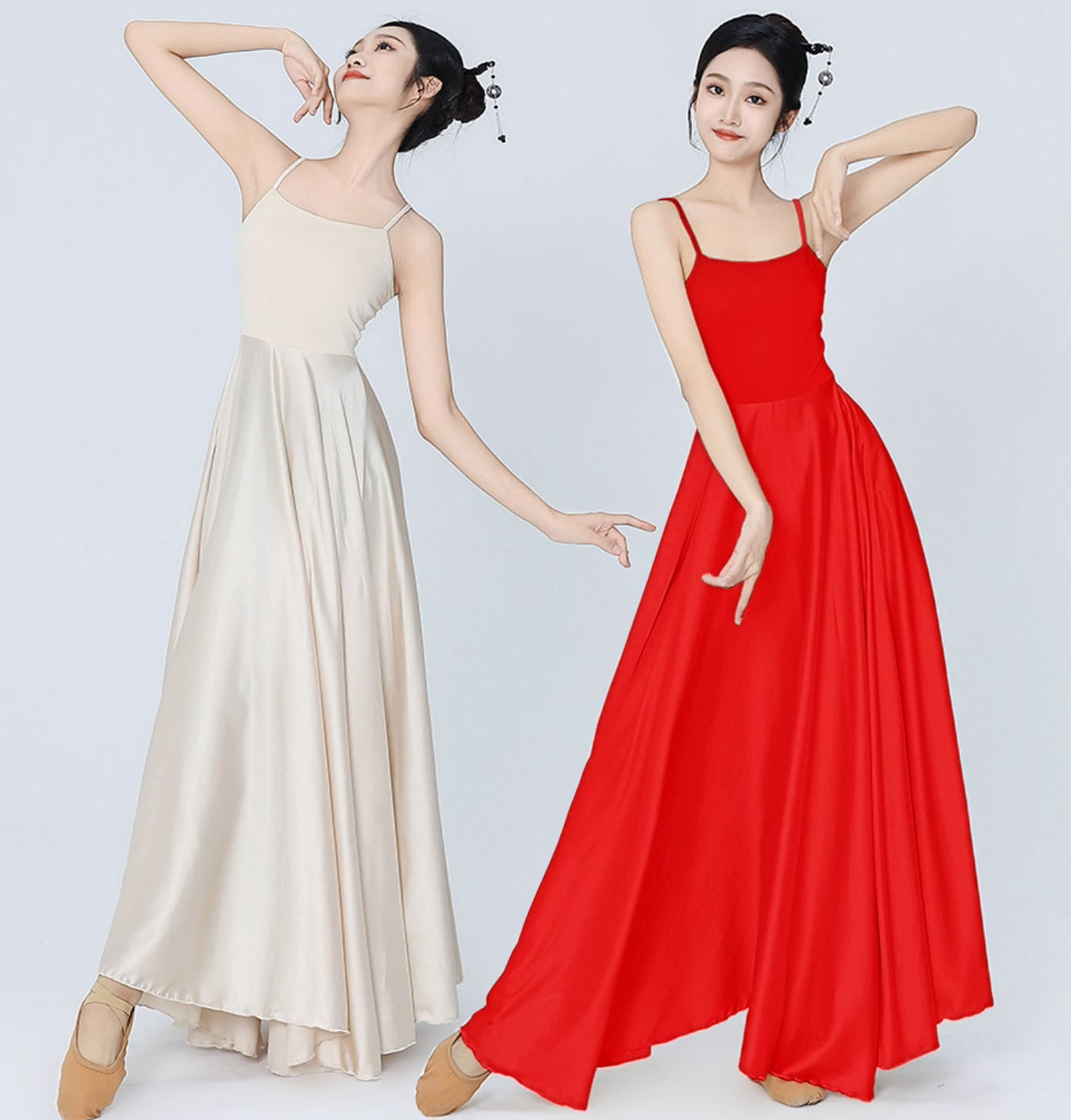 商品詳細 レディースダンスワンピース　バレエ　モダンダンス衣装 内容 ワンピース サイズ（cm） S：バスト74　ウエスト58　着丈約125　体重42-48KG以内 M：バスト78　ウエスト62　着丈約126　体重48-54KG以内 L：バスト82　ウエスト66　着丈約127　体重54-59KG以内 XL：バスト86　ウエスト70　着丈約127　体重59-65KG以内 素材 ポリエステル 注意事項 ※注文の時、色とサイズ、送付先等に間違いあるか、ご確認ください。 ※撮影の環境とお使いのモニターの設定状況により、実際のカラーの色味と異なる場合ございます。 ※ポケットありの衣装も縫い付られてある場合がございます。工場大量生産の物はミシン1本かけてある事もあります。 ※海外製品は日本製より裁縫や仕立てに甘さ（ほつれあること）がございます、在庫管理条件や運送状況によりシワが出ることもございます。ご理解頂き、お買上げください。 ※複数店舗を運営しております為、万一、商品の品切れの場合、 別途メールにてご報告させていただきます。どうかご容赦ください。 ※注文後24時間以上（休、祝日は除く）弊社からご注文お礼のメールが受信出来ていない場合、ドメインの設定をご確認ください。 ※他に不明点がございましたら、気軽くお問い合わせください。商品詳細 レディースダンスワンピース　バレエ　モダンダンス衣装 内容 ワンピース サイズ（cm） S：バスト74　ウエスト58　着丈約125　体重42-48KG以内 M：バスト78　ウエスト62　着丈約126　体重48-54KG以内 L：バスト82　ウエスト66　着丈約127　体重54-59KG以内 XL：バスト86　ウエスト70　着丈約127　体重59-65KG以内 素材 ポリエステル 注意事項 ※注文の時、色とサイズ、送付先等に間違いあるか、ご確認ください。 ※撮影の環境とお使いのモニターの設定状況により、実際のカラーの色味と異なる場合ございます。 ※ポケットありの衣装も縫い付られてある場合がございます。工場大量生産の物はミシン1本かけてある事もあります。 ※海外製品は日本製より裁縫や仕立てに甘さ（ほつれあること）がございます、在庫管理条件や運送状況によりシワが出ることもございます。ご理解頂き、お買上げください。 ※複数店舗を運営しております為、万一、商品の品切れの場合、 別途メールにてご報告させていただきます。どうかご容赦ください。 ※注文後24時間以上（休、祝日は除く）弊社からご注文お礼のメールが受信出来ていない場合、ドメインの設定をご確認ください。 ※他に不明点がございましたら、気軽くお問い合わせください。