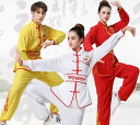 武術 太極拳 ウエア ベルト付き3点セット 長袖 半袖 大人 子供 男女兼用 太極拳服 大きい龍刺繍 拳法 カンフー 表演 演舞 練習ウエア 中華 チャイナ風 獅子舞 龍舞 竜舞 ダンス スポーツ 余興 衣装 110 120 130 140 150 160 170 180 190