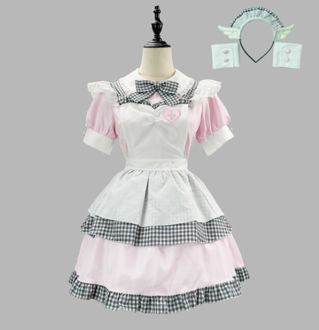 楽天市場】メイド服（柄チェック）（コスプレ・変装・仮装｜ホビー）の通販