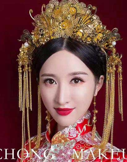 中国古代髪飾り 中華風ウエディングドレス 漢服...の紹介画像2