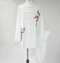 太極拳 ウェア セットアップ メンズ レディース 太極拳服 武術 カンフーウェア セット服 長袖ブラウス+ちょうちんパンツ 大きめ ゆったり 太極拳 練習服 表...