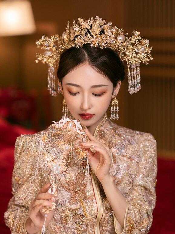 ヘアアクセサリー 中華 髪飾りセット 華流 コスチューム ハロウィン 小道具 コスプ...
