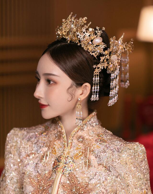 ヘアアクセサリー 中華 髪飾りセット 華流 コスチューム ハロウィン 小道具 コスプ...