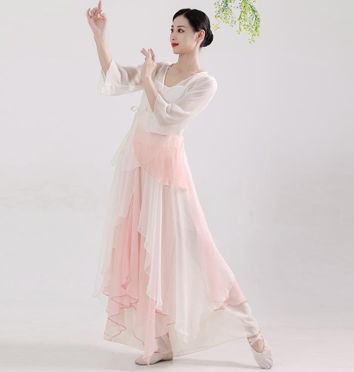 レディース 中華古典舞踊ダンス衣装 チャイナ民...の紹介画像2