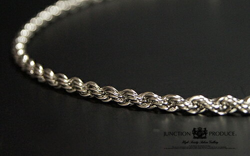 ジャンクションプロデュース JUNCTION PRODUCE ジャンクション JP 輝綱 きづな 【大】DRメッキ ロジウム ネックレス アクセサリー ギフト ...