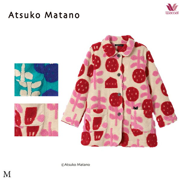ワコール アツコマタノ[ATSUKO MATANO] トップス HTW407 M【ロング袖】フリース