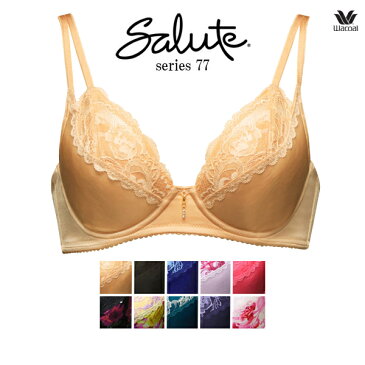 【送料無料】40%OFF ワコール サルート 77G ブラジャー BTJ477 3/4カップワイヤー S-CARE BRA （エスケアブラ） GHIカップ