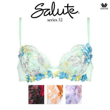 【送料無料】ワコール サルート 32G ブラジャー BTJ432 3/4カップワイヤー (P-upタイプ) Gカップ