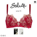 ワコール サルート 70G ブラジャー BTJ770 3/4カップワイヤー (女優Bra) GHIカップ(4)
