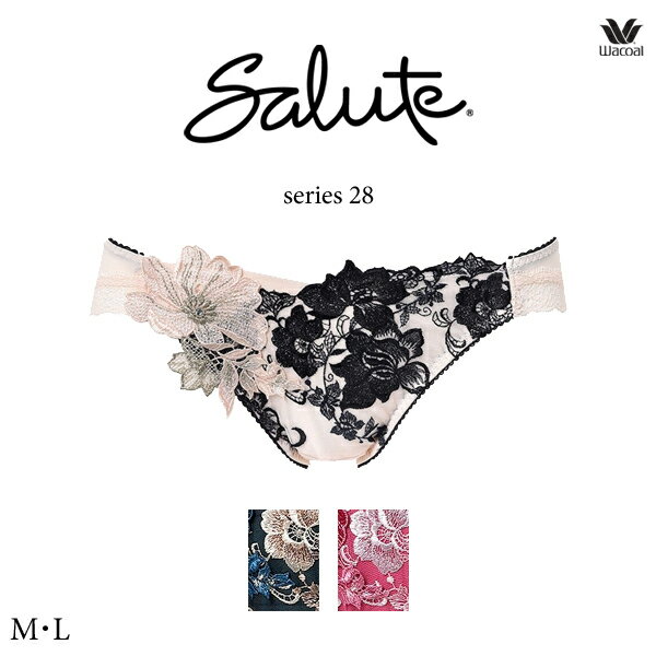 ワコール サルート 28G ショーツ PTJ728 M・L ハイレッグ(ノーマルタイプ)
