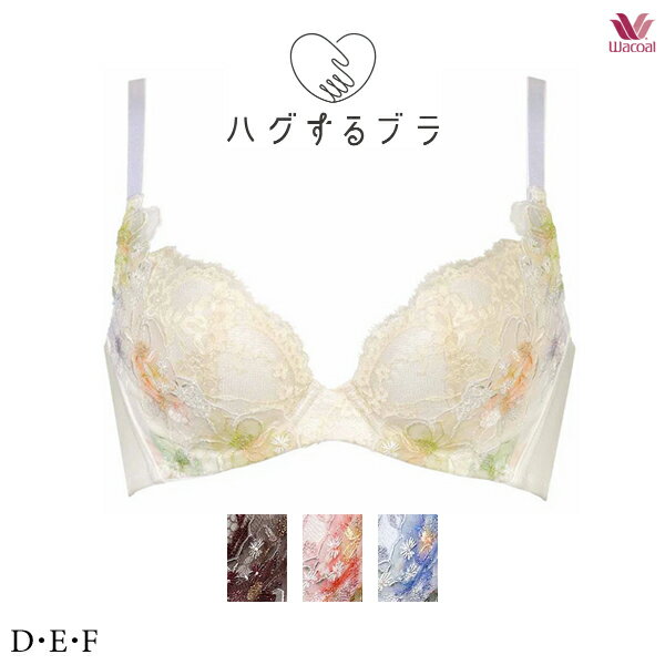 ワコール ハグするブラ ブラジャー BRB498 3/4カップ DEFカップ