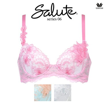 【送料無料】30%OFF ワコール サルート 06G ブラジャー BTJ706 3/4カップワイヤー (女優Bra) Gカップ