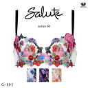 26%OFF ワコール サルート 60G ブラジャー BTJ460 3/4カップワイヤー (P-upタイプ) G・H・Iカップ