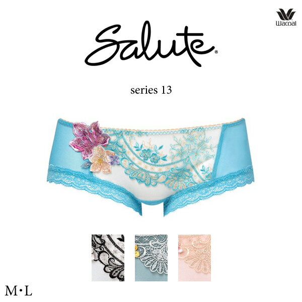 31%OFF ワコール サルート ショーツ 13G PTJ513 M・L ボーイレングス(ヒップハング)
