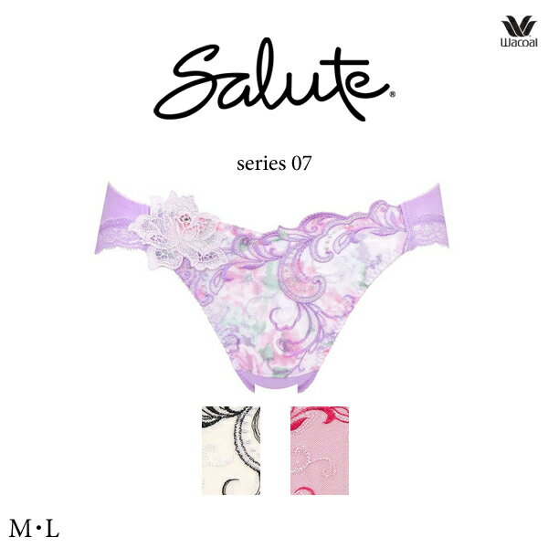 30%OFF ワコール サルート 07G ショーツ PTJ707 M・L ハイレッグ(ノーマルタイプ)
