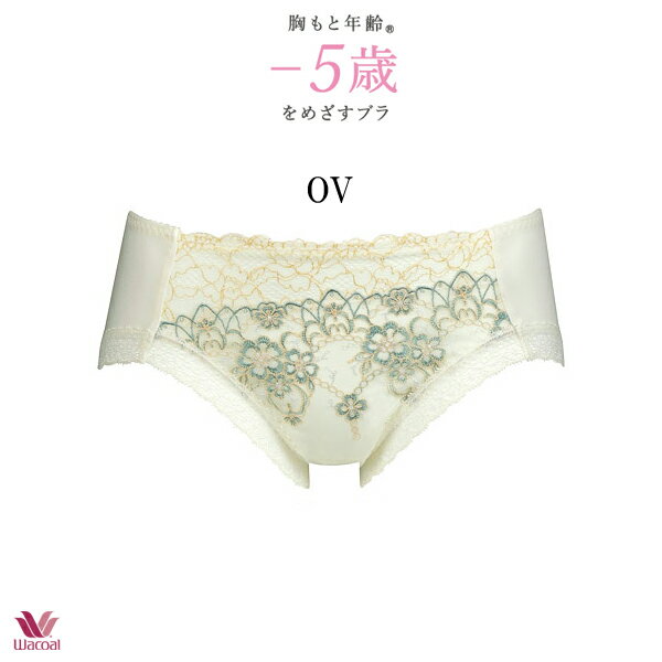 30%OFF ワコール -5歳 ペアショーツ PRA237 ML［胸元年齢-5歳をめざすブラ］ ハーフ・ハイレッグ（ノーマルタイプ）