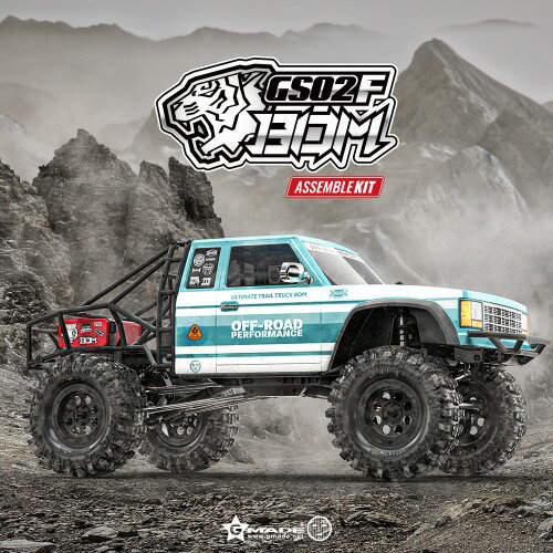 【クーポン配布中】 ラジコン オフロード ラジコンカー 4WD 1/10 送料無料 オフロードカー クローラー ロックバギー ロッククローラー トラック Gmade ジーメイド 本体 車 組立キット メカレス 未塗装 (北海道・沖縄送料+1000円)【Gmade GS02F BOM TC KIT GM57011】