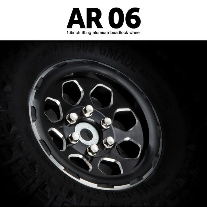 1.9ۥ 2ĥå 1.9 AR06 6 Lug Aluminum beadlock wheels (2) GM70434 ...