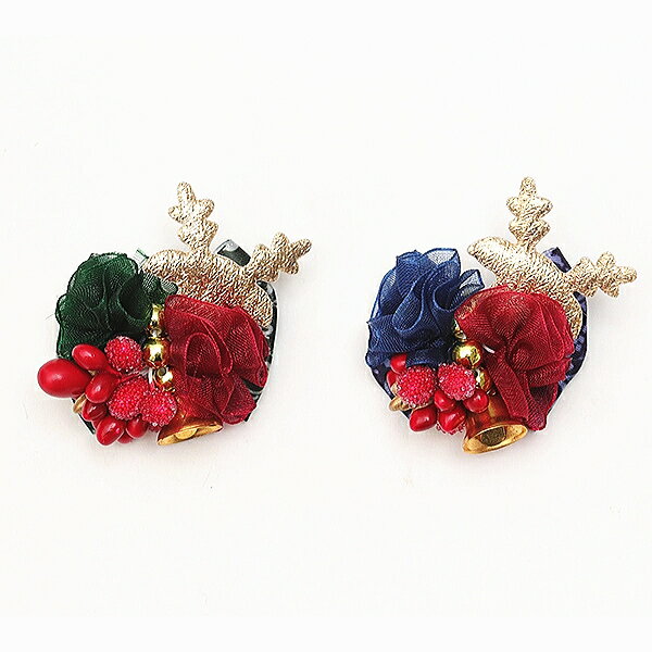 犬 リボン きゃんナナ リボン クリスマス 数量限定 エレガントクリスマスリボンセット アクセ イベント くりすます Christmasメール便対応