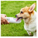 ダッドウェイ 犬 お散歩 給水 ボトル ダッドウェイ ワンタッチ・ウォーターボトル 300ml ピンク ブルー ホワイト【クーポン配布中】