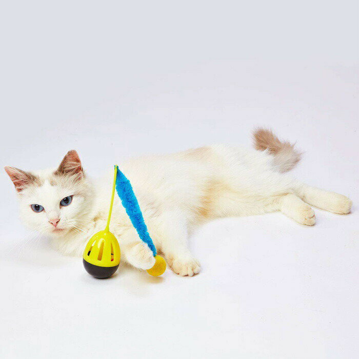 猫のオモチャ ADD. MATE【アドメイト】猫用おもちゃ Happiness Cat ゆらゆらウールボール おもちゃ 猫じゃらし