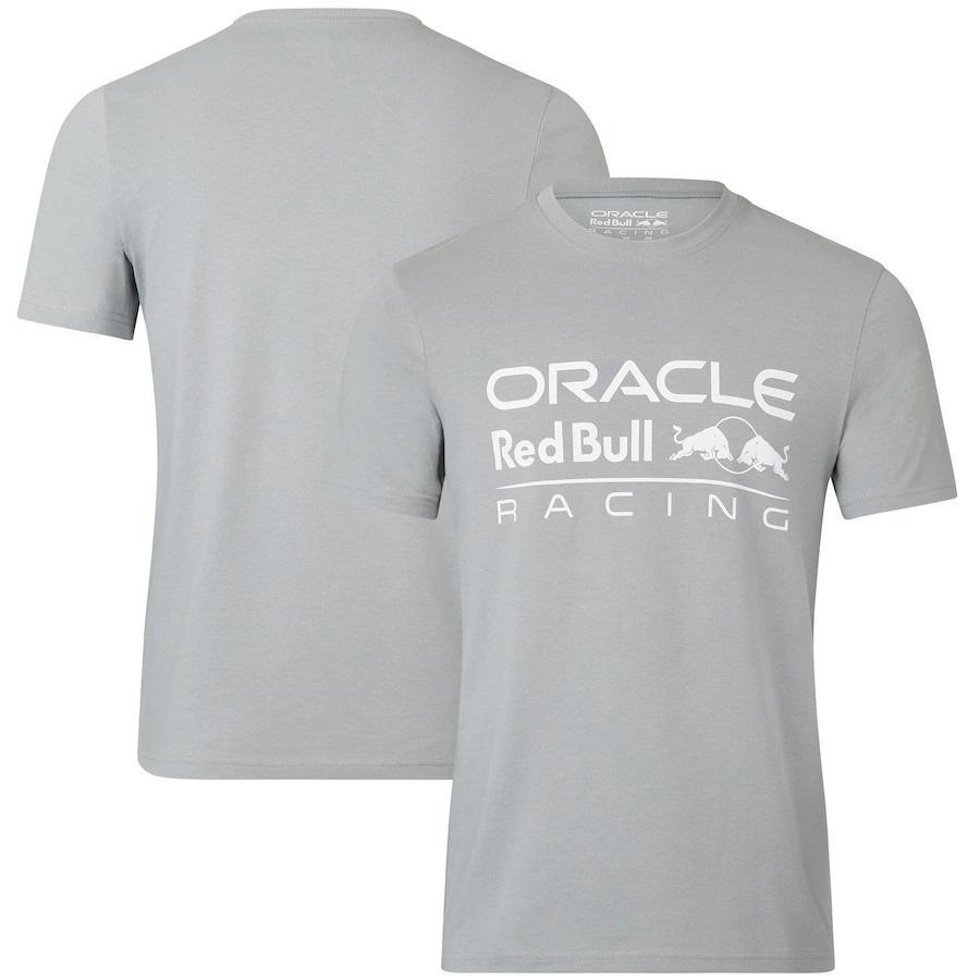 2023 オラクル レッドブル レーシング CORE ラージ フロント ロゴ Tシャツ グレー RedBull F1