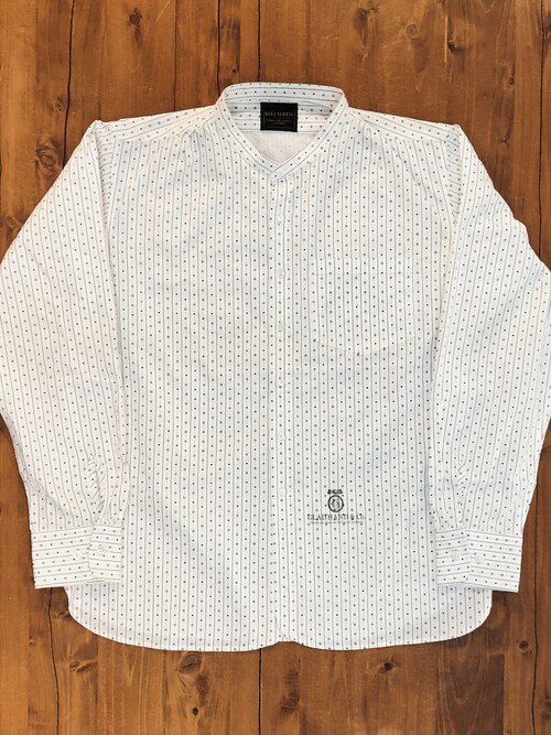 【BY GLAD HAND】バイ グラッド ハンド FOR SOKING - L/S SHIRTS ノンカラーシャツ