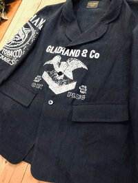 【BY GLAD HAND】バイ グラッド ハンド FOR SMOKING - LINEN JACKET (NAVY) リネン ジャケット