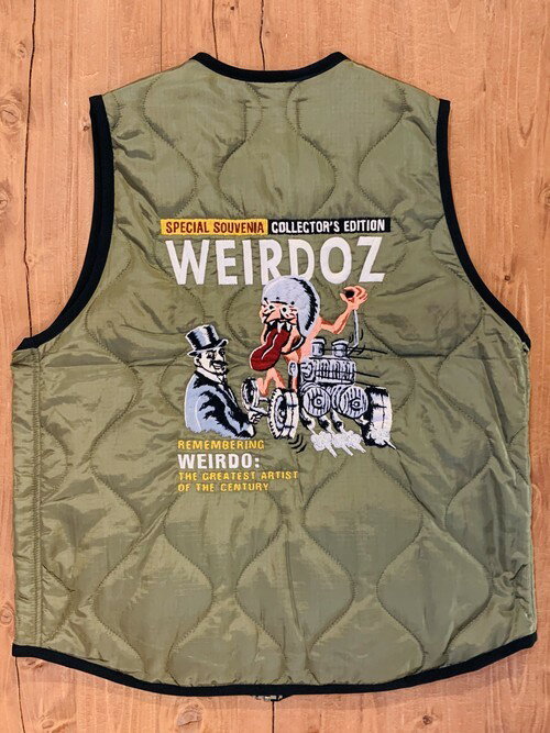 【WEIRDO】ウィアード　WEIRDOZ -QUILTING VEST　キルティング ベスト