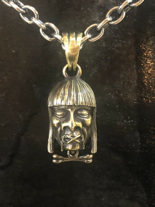【WEIRDO JEWELRY】ウィアードジュエリー SHRUNKEN HEAD / HEAD - TOP / (真鍮)シュランケンヘッド ネックレストップ