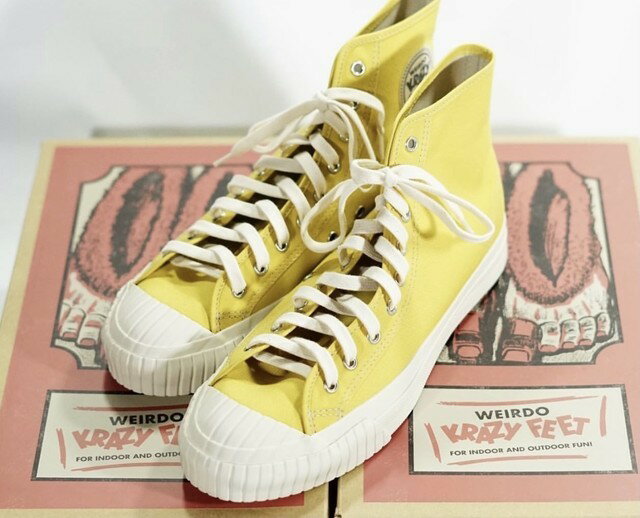 【WEIRDO】ウィアード KRAZY FEET - SNEAKER - (MUSTARD) スニーカー