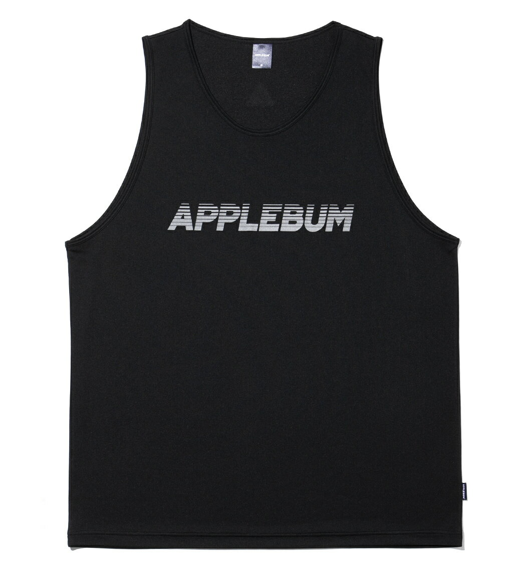 【APPLEBUM】アップルバムLogo Basketball Mesh Jersey(BLACK / Reflector) タンクトップ