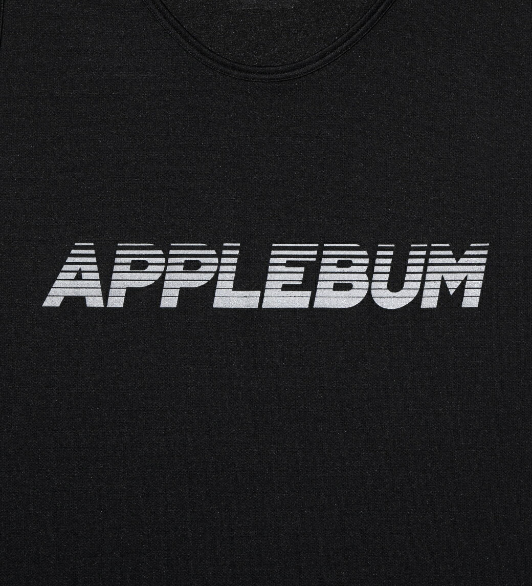 【APPLEBUM】アップルバムLogo Basketball Mesh Jersey(BLACK / Reflector) タンクトップ