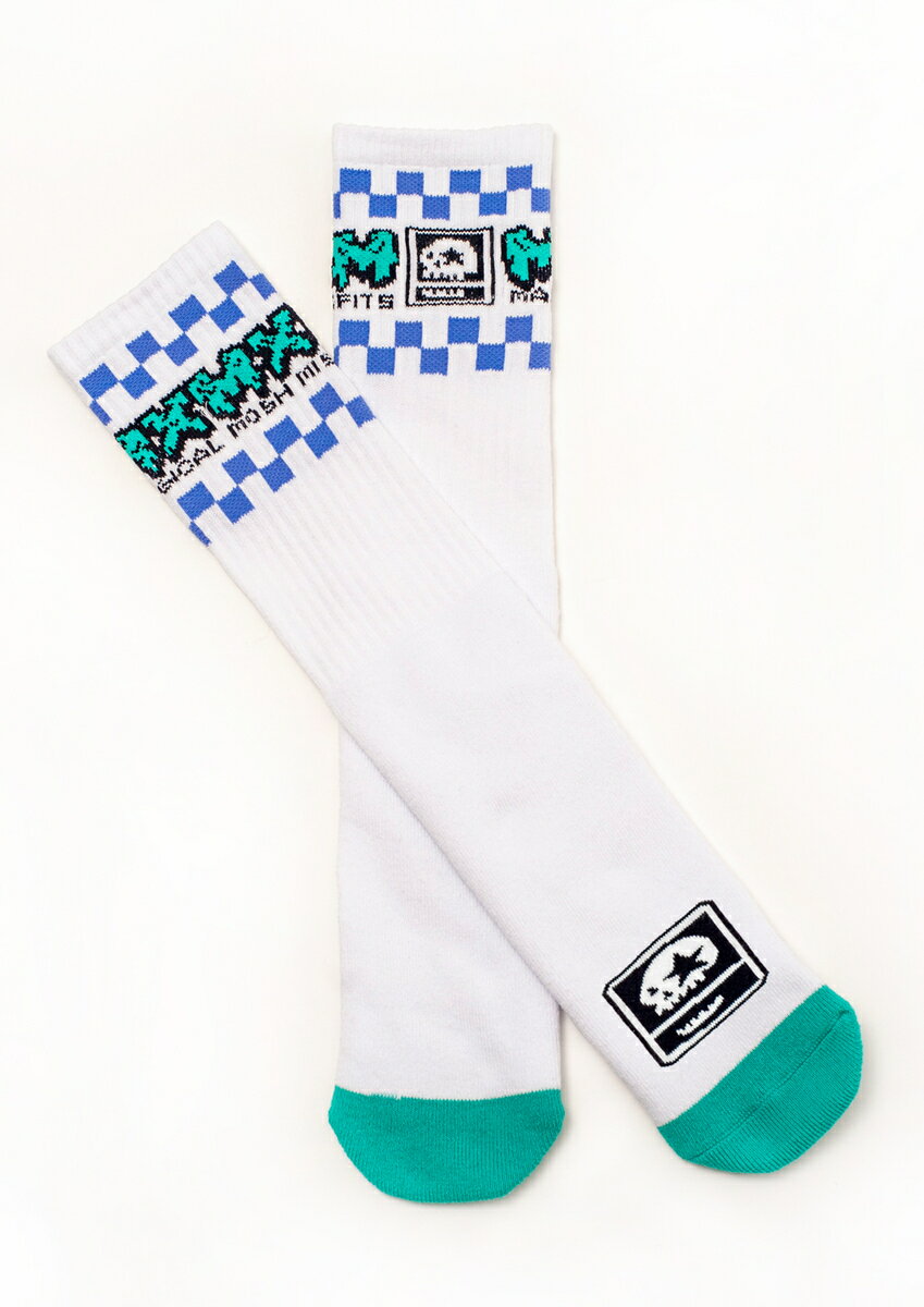 【MAGICAL MOSH MISFITS】マモミ MxMxM CHECKER SOX (白 / 黒) ソックス