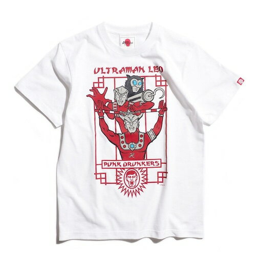 【PUNK DRUNKERS】パンクドランカーズ ［PDSx円谷プロ］ウルトラマンレオTEE （WHITE）メンズTシャツのサムネイル