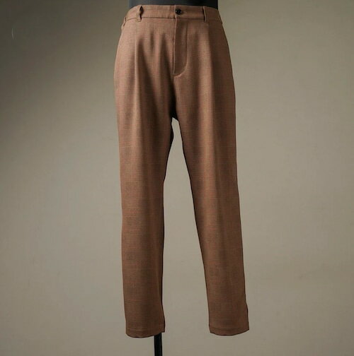 ウィアードWIND UP - TACK EASY PANTS (BROWN) タックイージースラックス
