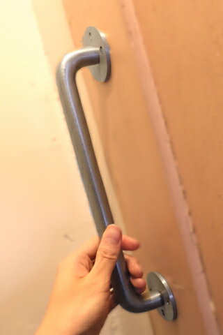 Rakuten - 【真鍮 ドア ハンドル 取っ手 ブラス アンティーク調 アンティーク風】ソリッドブラスラウンドバー　ハンドル SIL