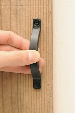 【インダストリアル ハンドル 取っ手 プル アイアン アンティーク調 アンティーク風】アイアンハンドル　S