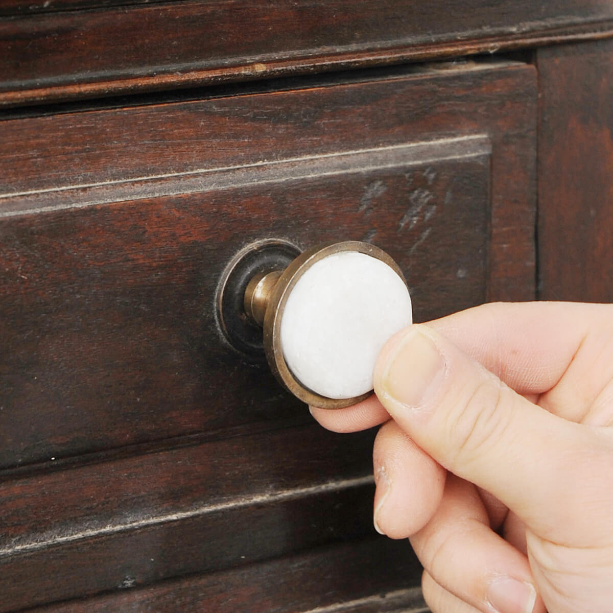 【プル ハンドル 取っ手 キャビネット DIY アンティーク調 アンティーク風】ストーンプル L