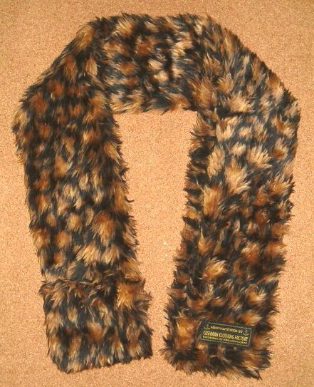 【CUSHMAN クッシュマン】 フィフティーズ 1950's 50's スタイル 肉厚 フェイクファー ボア 素材 レオ..