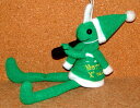 【R4T】 【KOKOPELLI ココペリ】 【LOCOPELLI ロコペリ】 ネイティブアメリカンの精霊 笛を吹きながら幸せを運んでくる インディアンの妖精 クリスマス ノエル サンタクロース 女の子 スタイル ぬいぐるみ ストラップ 「全長約17cm」 (グリーン) 緑 白 人形 カチナ カチーナ(2)